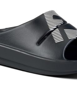 FJ X OOFOS Men's OOahh Sport Slide Sandal - Black